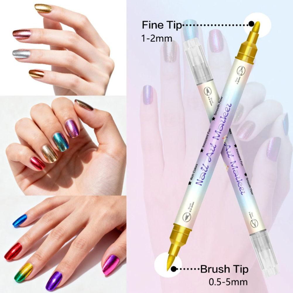 قلم فن الأظافر ثنائي الرأس بـ  - مراجعة Correction Pen Fine وسعره