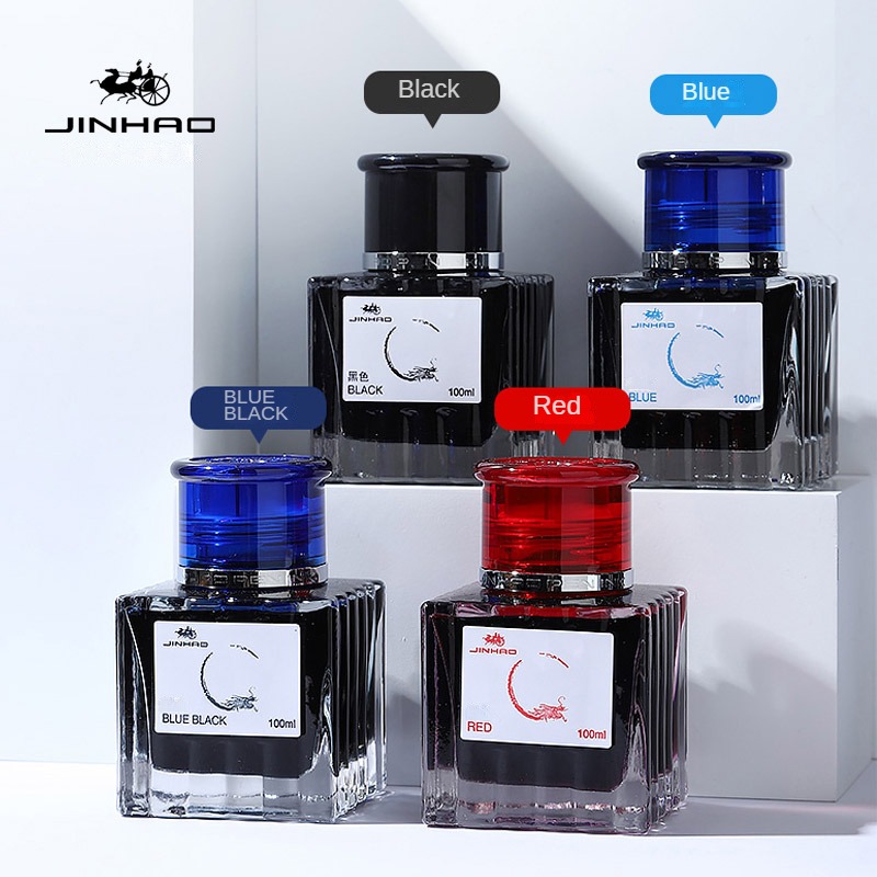 خرطوشة حبر غير كربونية من JINH - مراجعة Fountain Pen Bottled Ink وسعره